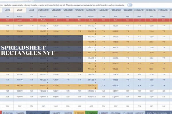 Spreadsheet Rectangles Nyt