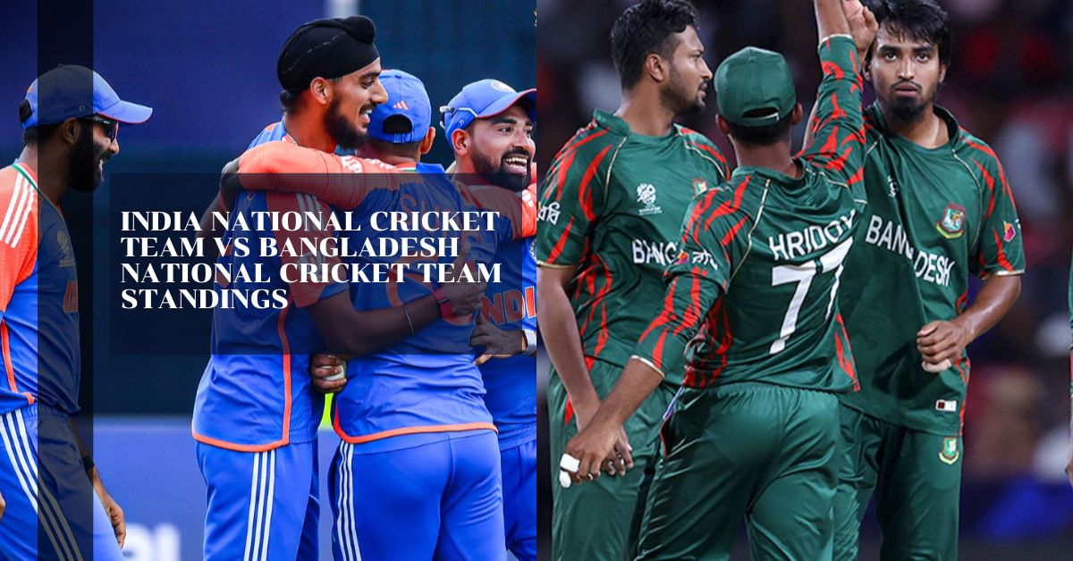 India National Cricket Team Vs Bangladesh National Cricket Team Standings